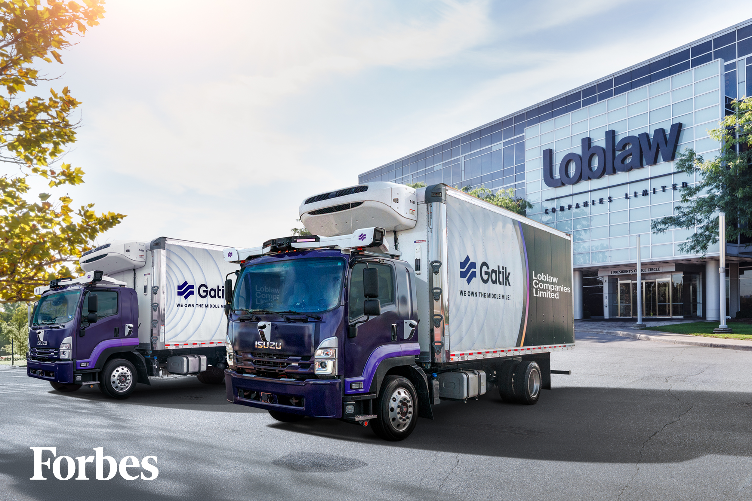 Forbes: Gatik And Loblaw Announce Largest Commercial Deployment Of AV Trucks