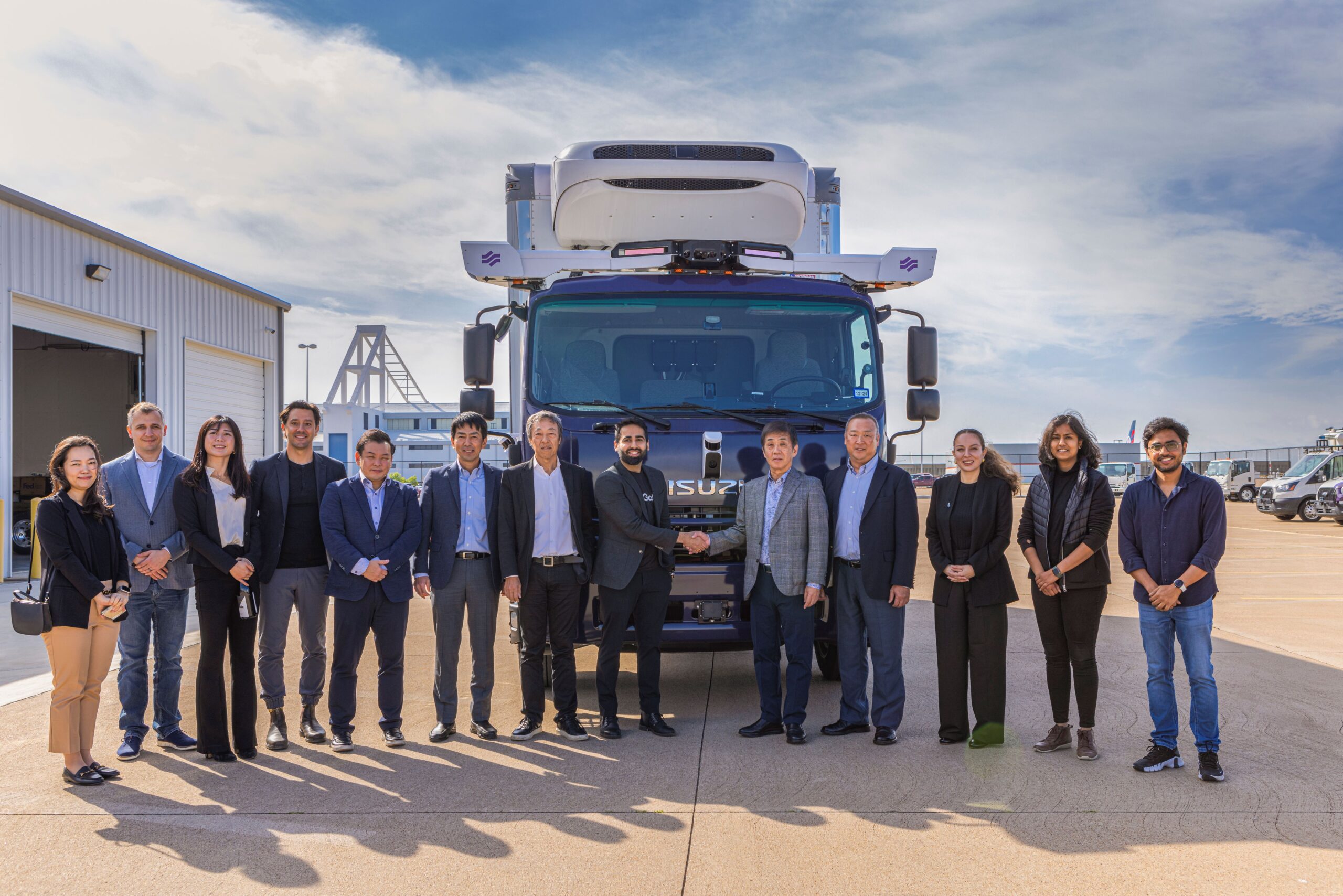 Partnering with Isuzu to mass produce SAE Level 4 autonomous trucks